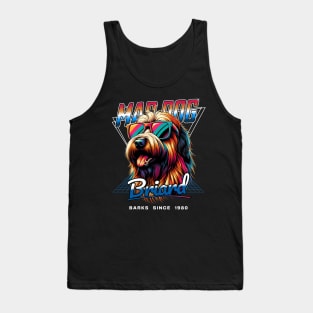 Mad Dog Briard Dog Tank Top